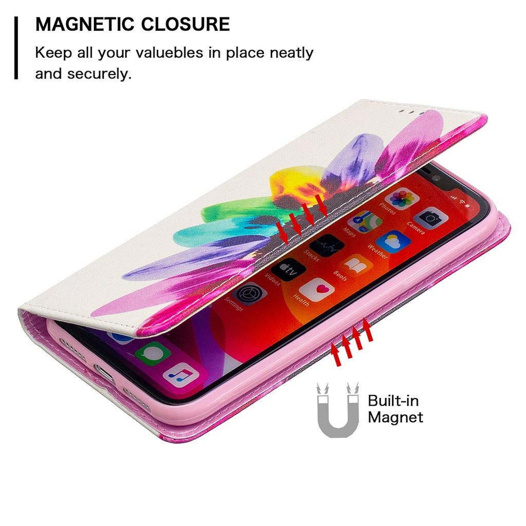 Ốp điện thoại da nắp lật kèm ngăn đựng thẻ Cho Xiaomi Redmi Note 10 Pro Note 10S 4G Note 10 5G Note 9 Pro Note 9S