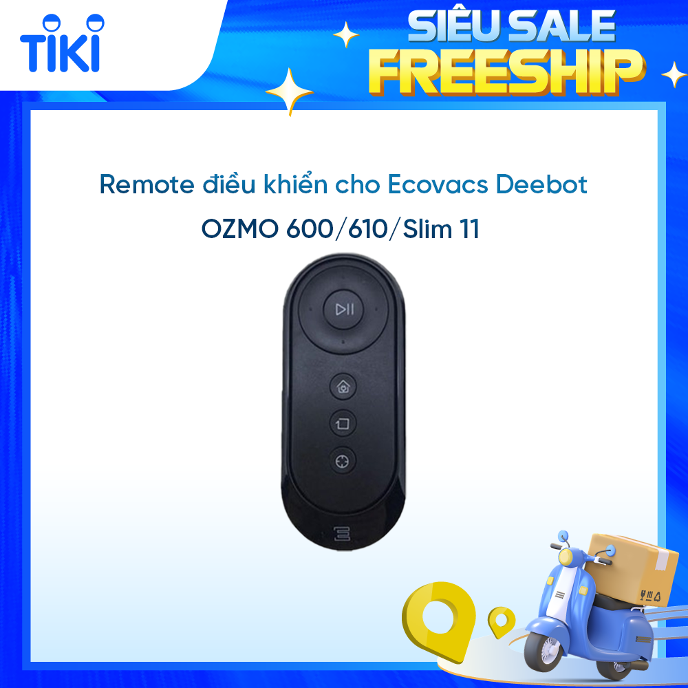 Remote điều khiển robot hút bụi Ecovacs OZMO - Hàng Chính Hãng