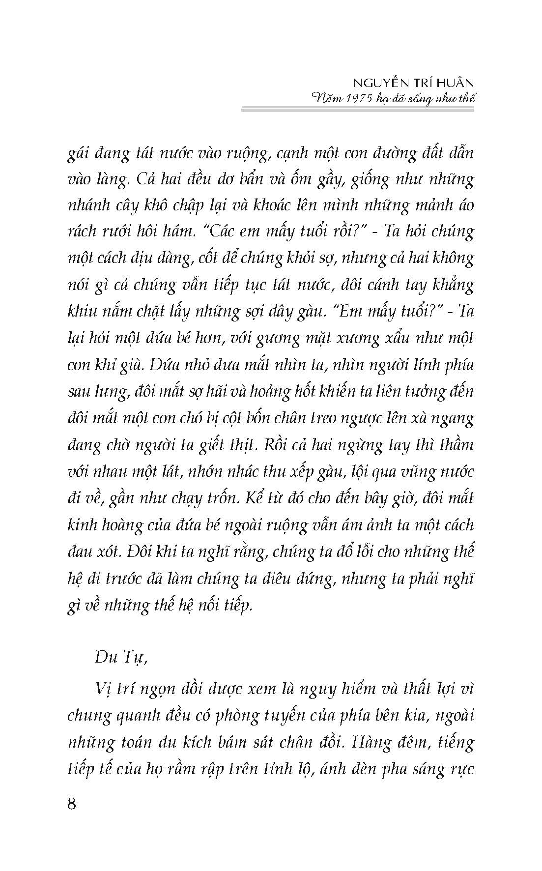 Năm 1975 Họ Đã Sống Như Thế