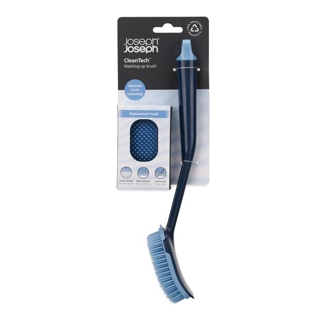 Joseph Joseph - Bàn chải cọ nồi silicon cao cấp CleanTech Washing-up Brush Blue