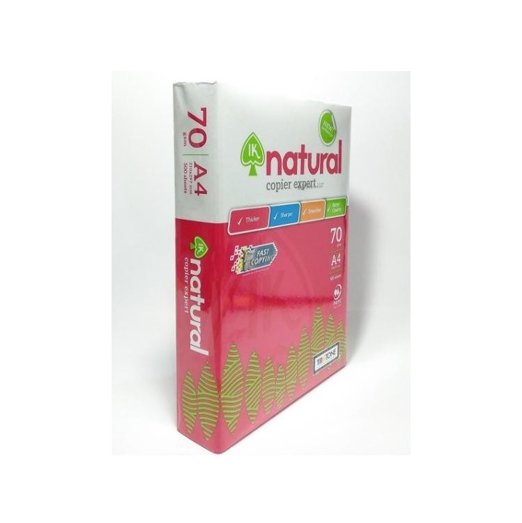 Giấy A4 IK Natural hồng 70gsm