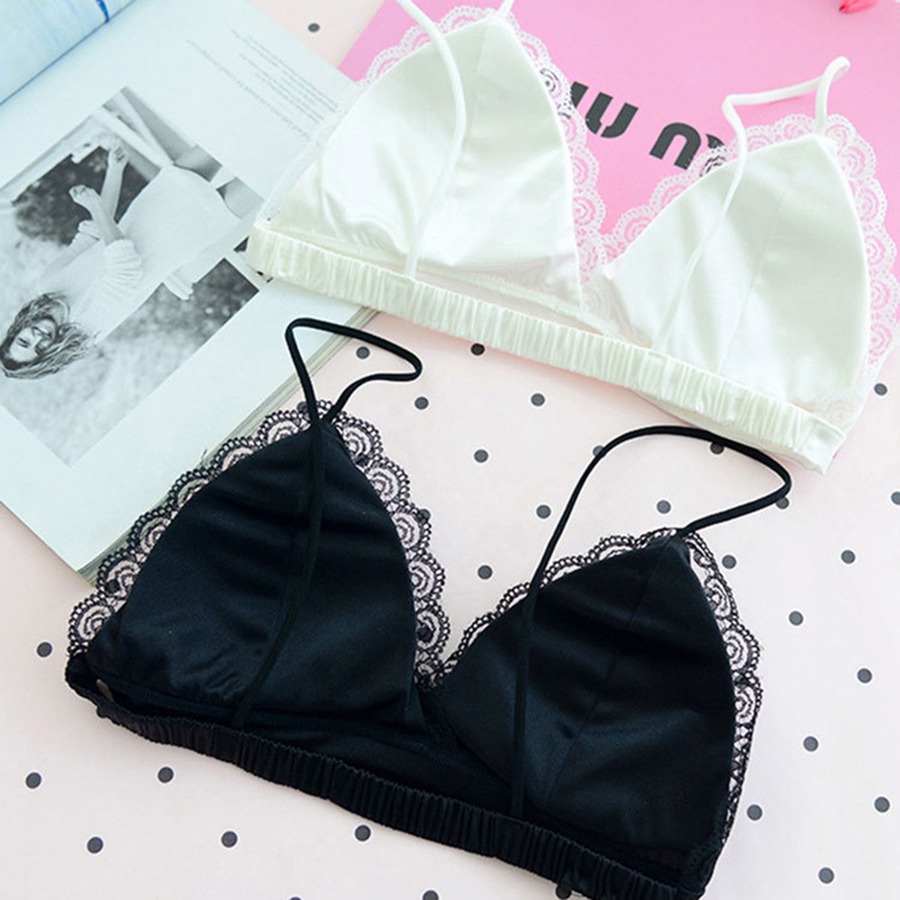 Áo lót nữ Satin viền ren siêu đẹp