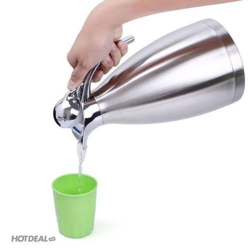 Bình đựng nước inox 2L -Bình pha trà