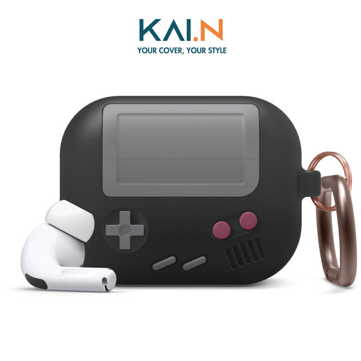 Ốp Case Bảo Vệ Kai.N GameBoy Dành Cho Airpods Pro 2 / Airpods Pro / Airpods 3 - Hàng Chính Hãng