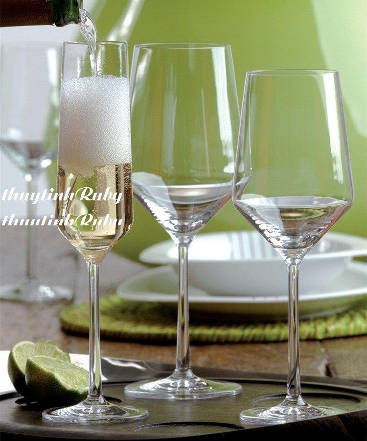 Bộ 6 ly uống ruou vang sâm panh cao cấp 250ml, cốc uống champagne wine glass