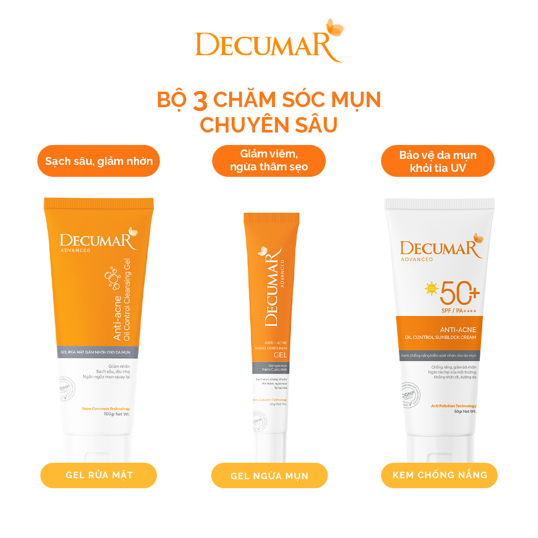 Kem chống nắng Decumar Advaced Sunblock hoàn toàn mới 50g