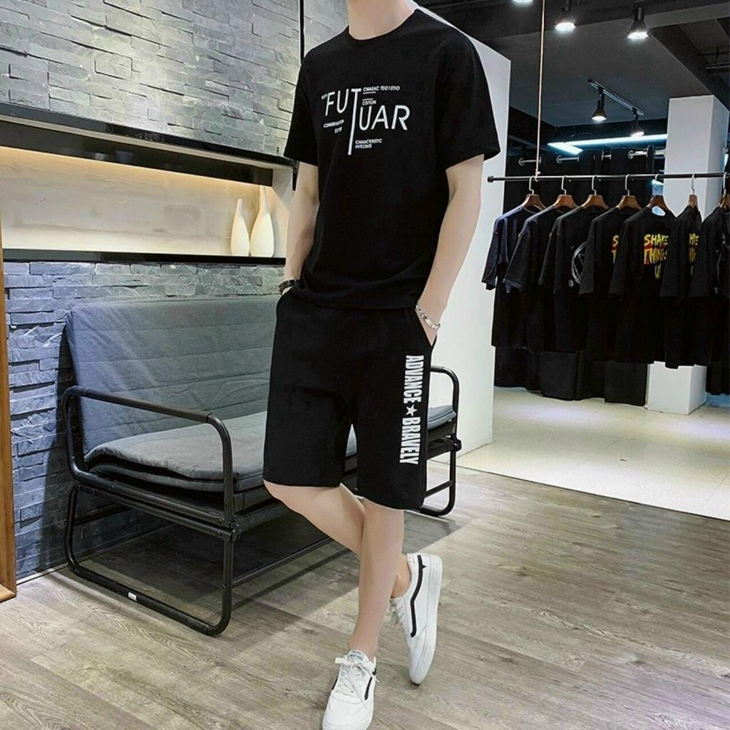 Sét đồ bộ mặc nhà nam nữ in FUTUAR với chất thun lạnh mềm mịn ,thoáng mát có 2 size M từ ,L từ