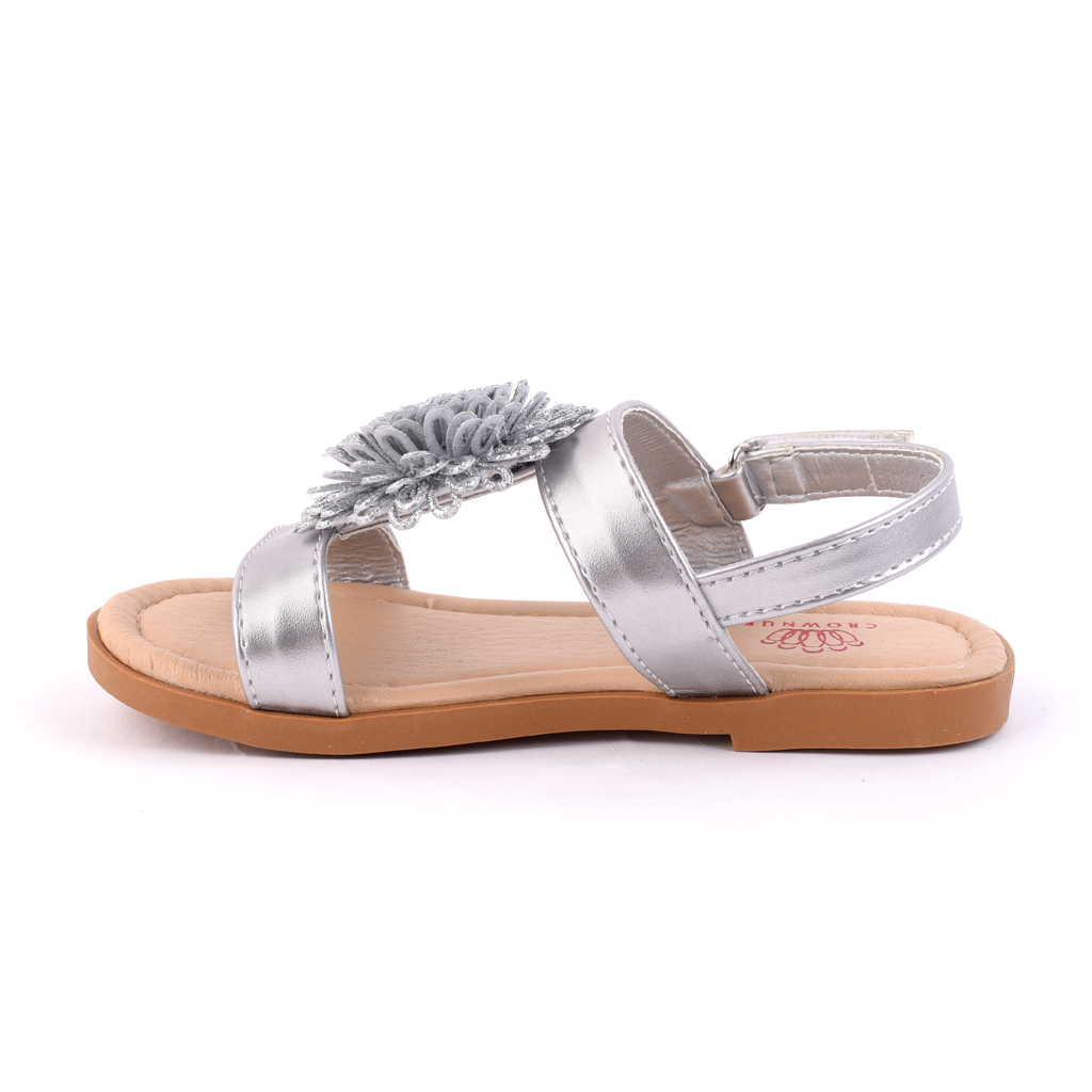 Xăng đan Dép Quai Hậu Bé Gái Đi Học Crown Space UK Princess Sandals Trẻ em Cao Cấp CRUK7017 Nhẹ Êm Thoáng Mát Size 25-32/2-14 Tuổi