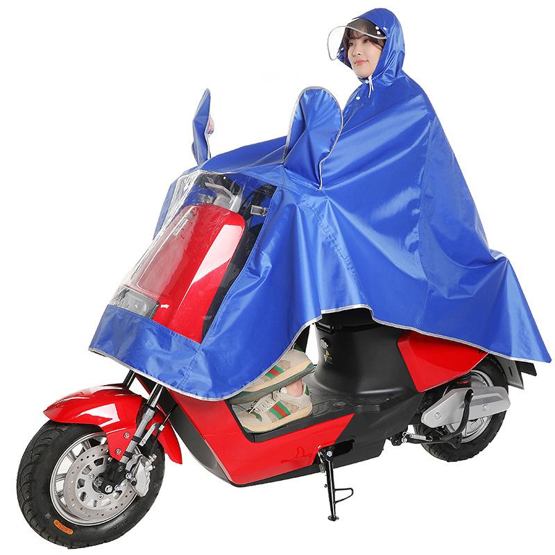 Đảm bảo chất lượng mới jacquard đôi vành xe điện áo mưa người lớn cưỡi áo mưa ngoài trời pin xe ô tô xe máy poncho