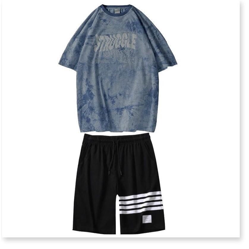 SET BỘ ĐỒ THUN HÈ NGẮN THỂ THAO CỰC CHẤT THỜI TRANG KING FASHION