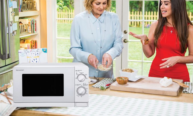Lò vi sóng Sharp 20 Lít R-201VN-W Công suất 800W