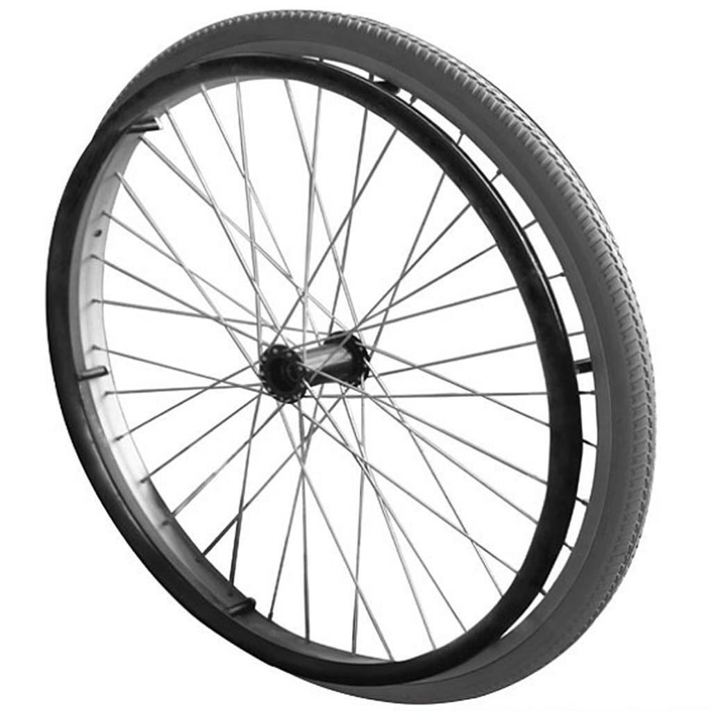 2pcs Polyurethane   Wheelchair Street Tire Fits Most 24x1 3/8