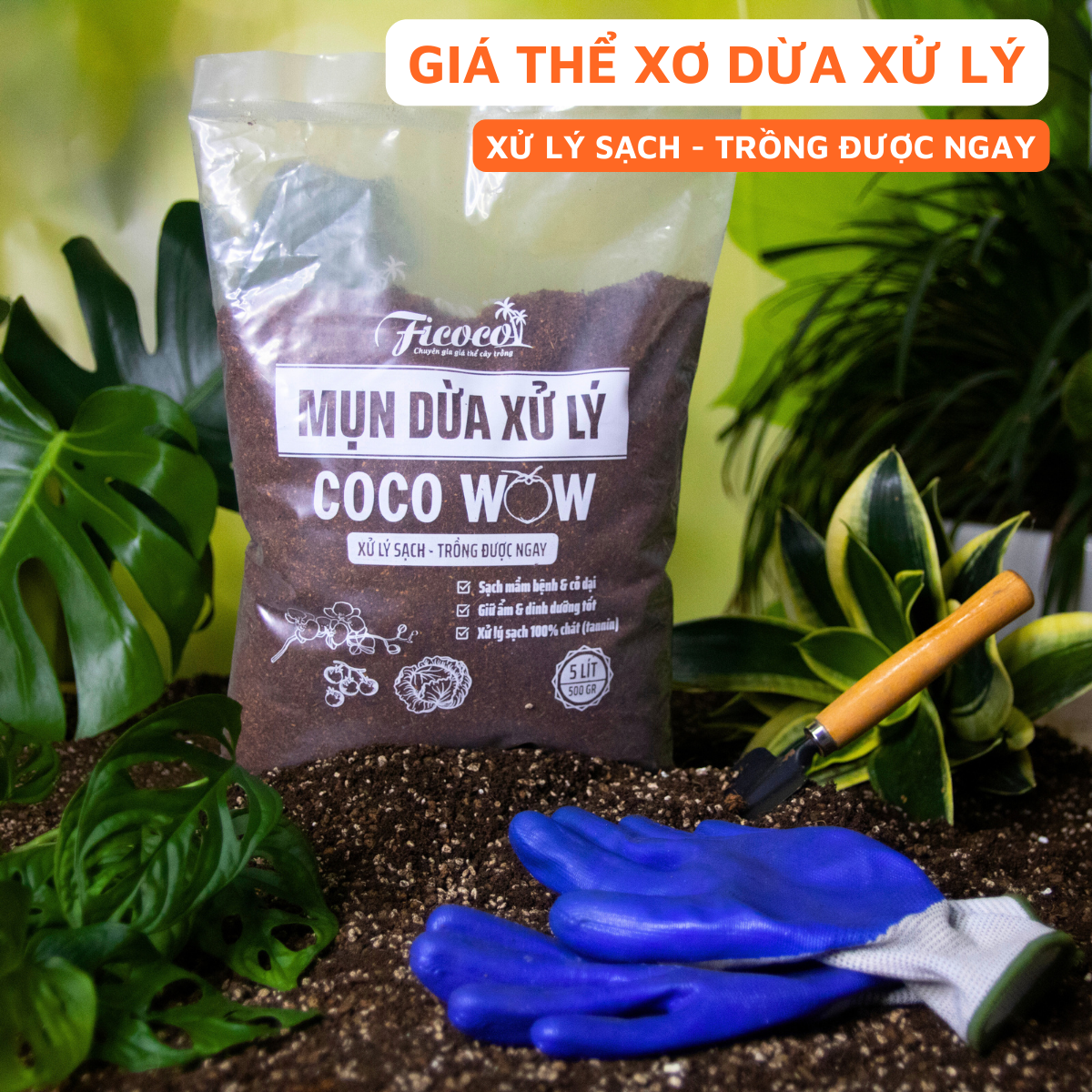 Giá Thể Xơ Dừa Cao Cấp Coco Wow