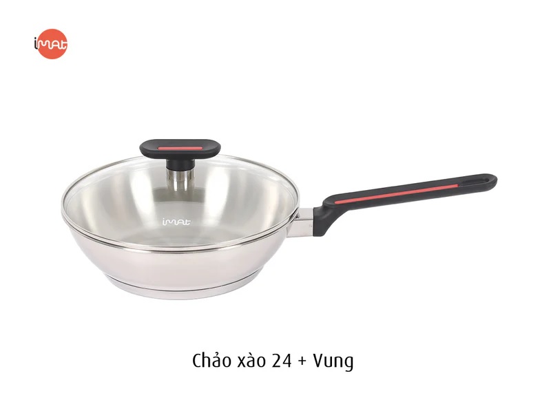 Bộ 5 nồi chảo iNox không chống dính