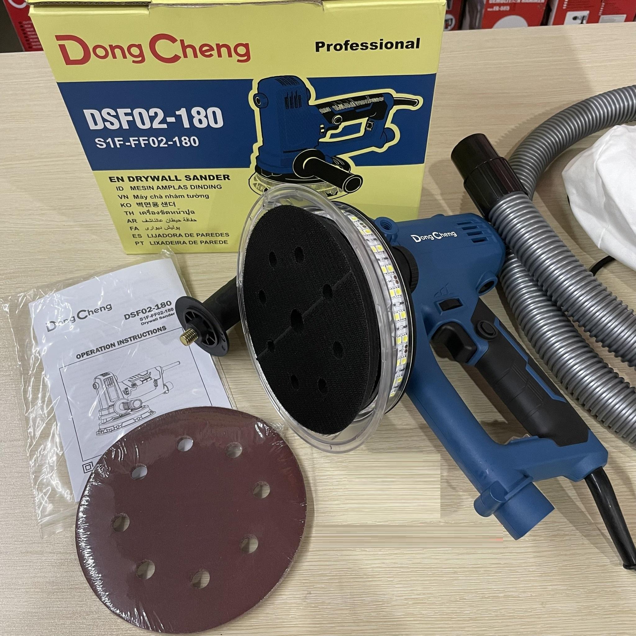 MÁY CHÀ NHÁM TƯỜNG 180MM 750W DONGCHENG DSF02-180- HÀNG CHÍNH HÃNG