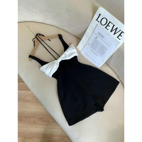 Jum 2 dây phối nơ ngực sexy sang chảnh