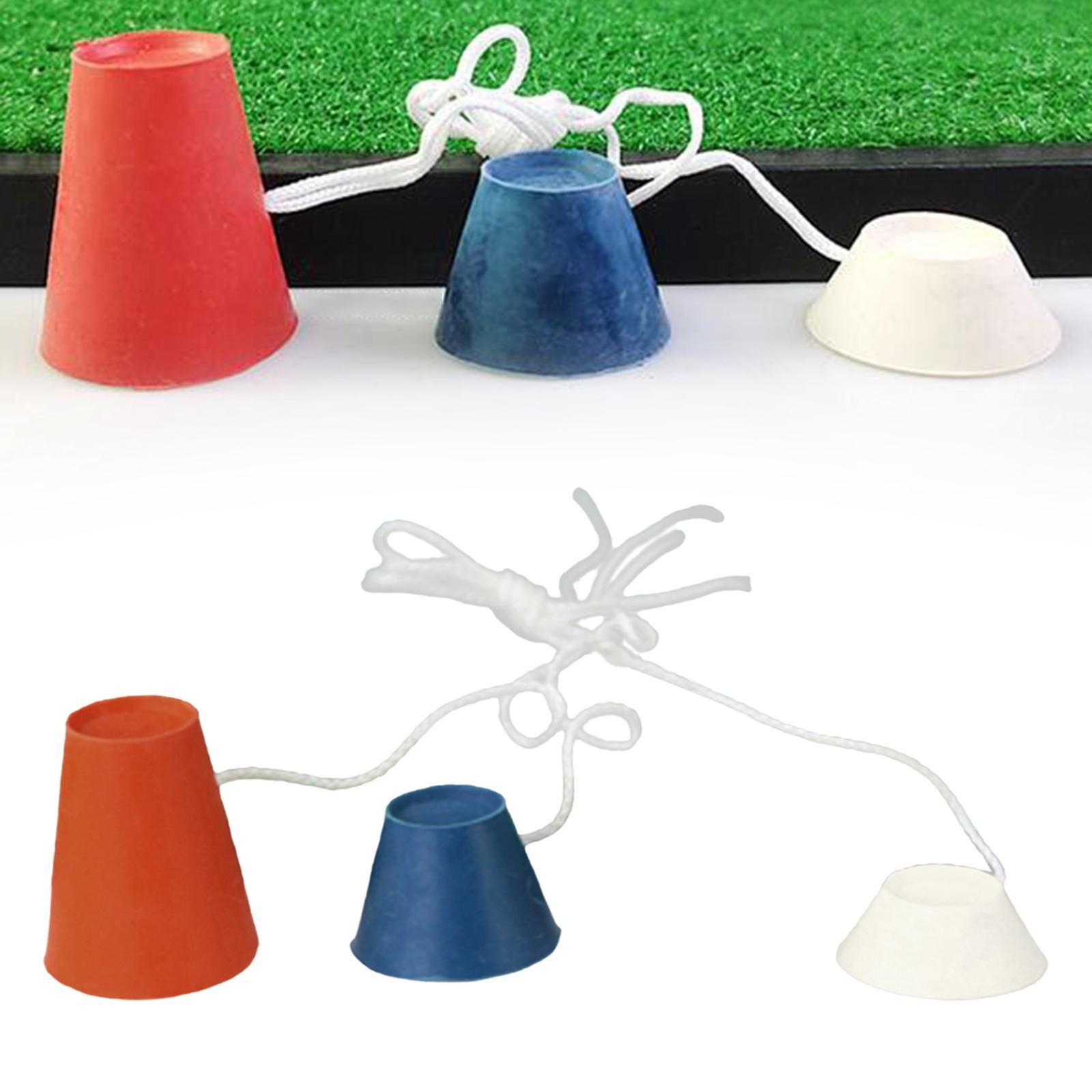 2x Rubber Winter golf professional tees Golf Rubber Tees  Golf Tee Holder with Different Heights for Frosty Days Golf  Training