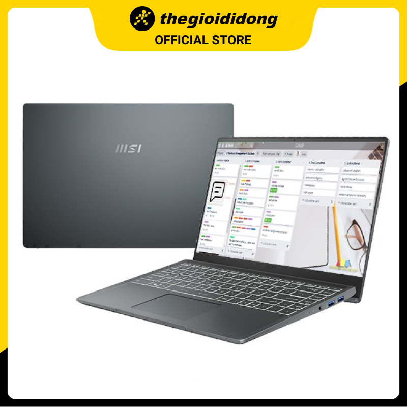 MSI Modern 14 B5M R5 5500U/8GB/512GB/14"F/Túi/Chuột/Win11//Xám - Hàng chính hãng