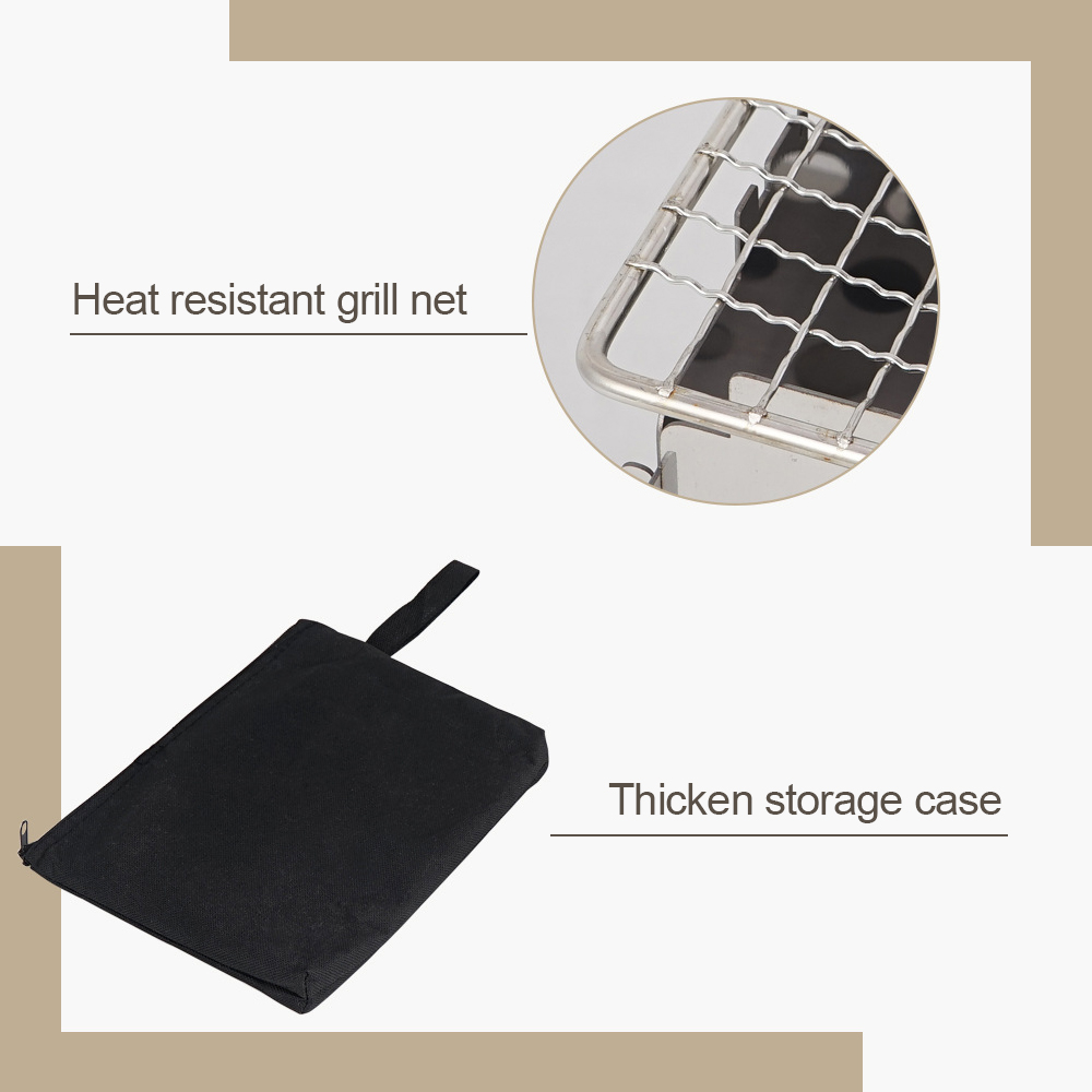Bếp nấu ăn ngoài trời kèm vỉ nướng được làm bằng inox 304 không gỉ,bền bỉ với khả năng chịu lực tốt.