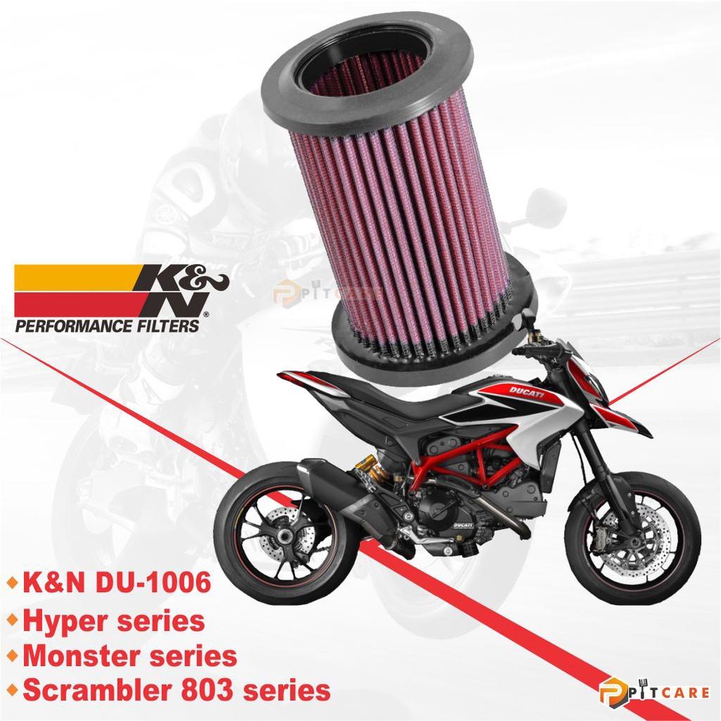 Lọc Gió K&N Chính Hãng DU-1006 Cho Ducati Hyper / Monster Nhập Khẩu Mỹ