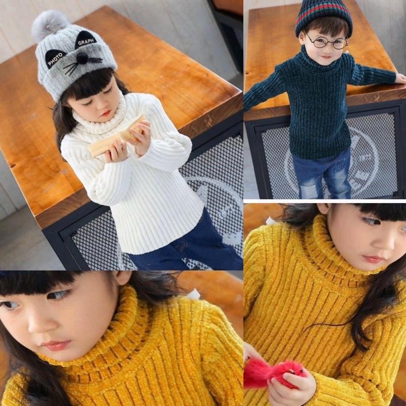 M795 Áo len tuyết nhung cổ cao