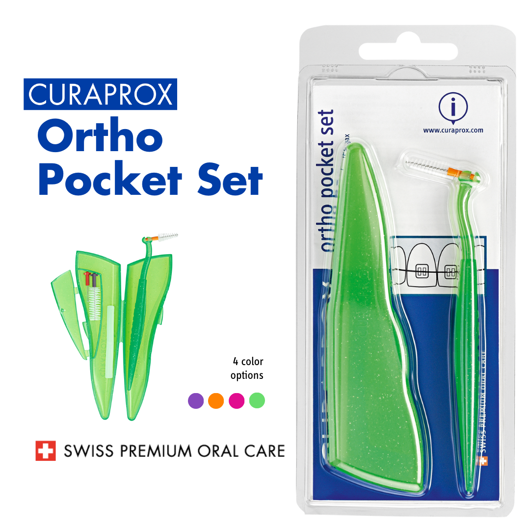 Tăm chải kẽ răng niềng Curaprox CPS Ortho có hộp màu ngẫu nhiên