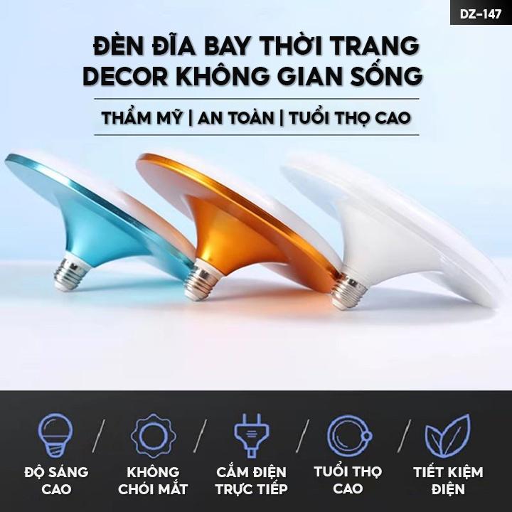 Bộ Bóng Đèn Led Ufo Mẫu Đèn Dĩa Bay Tiết Kiệm Điện Công Suất Lớn Lên Đến 40w DZ-147