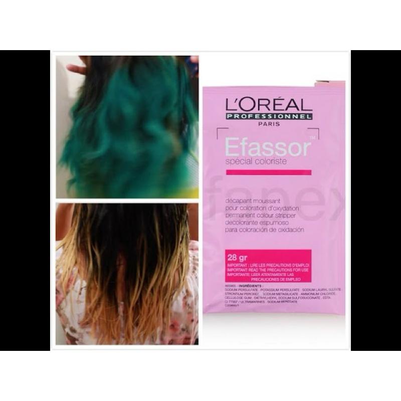 [L'OREAL] BỘT RỬA MÀU TÓC NHUỘM L'OREAL EFASSOR AN TOÀN CHO TÓC - BÓC CÁC LOẠI MÀU