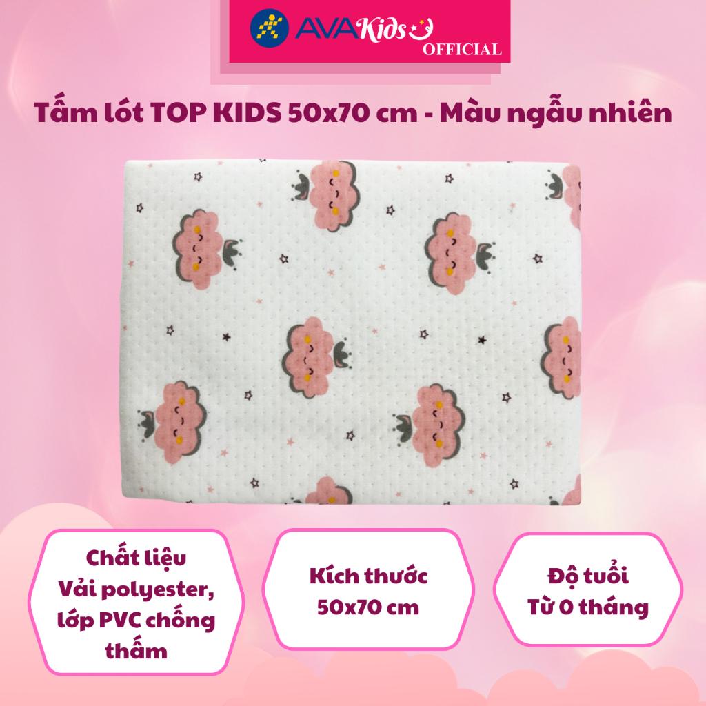 Tấm lót TOP KIDS 50x70 cm - Màu ngẫu nhiên - Hàng Chính Hãng