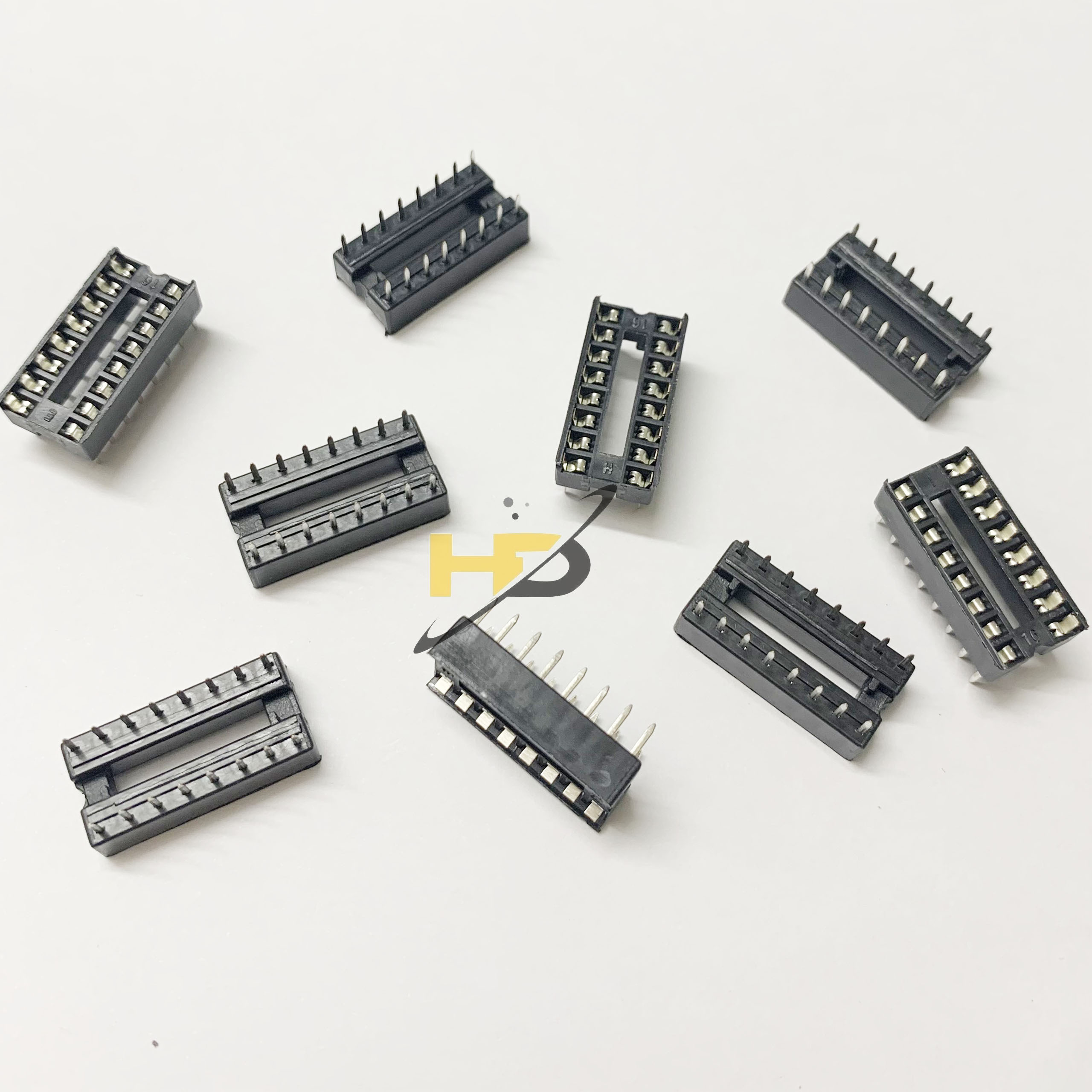 Túi 20 Chiếc Đế IC Loại Dẹt 16 Chân DIP-16 Dùng Cho PC Máy Chiếu