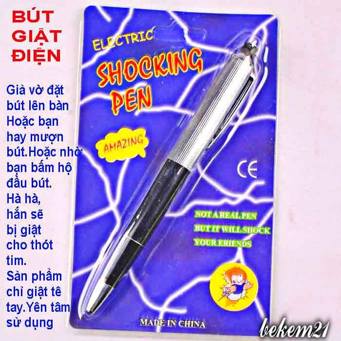 Đèn Laze Giật Điện Bút Giật Điện Kẹo Cao Su Giật Điện Đồ Chơi Troll Chơi Khăm Bạn Bè Vui Nhộn