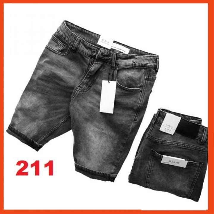 Quần short jean chất bò co giãn- quần lửng nam nhiều mẫu thời trang TINA ms207