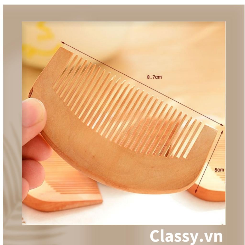 Lược mini Classy Gỗ đào tự nhiên - Hàng loại 1 PK311