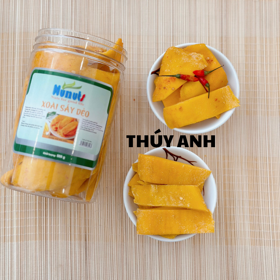 500G XOÀI SẤY DẺO LOẠI A ( VỊ MUỐI ỚT VÀ VỊ NGỌT NGUYÊN BẢN) THỰC PHẨM THÚY ANH