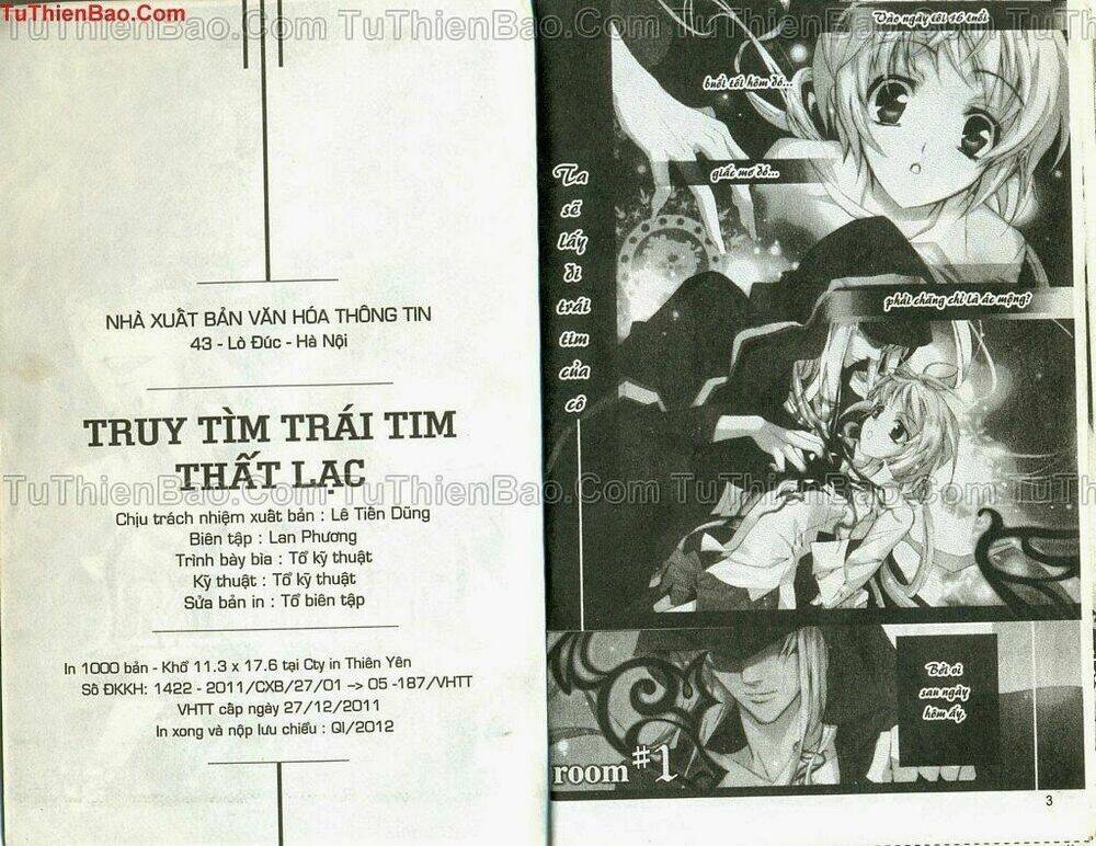 truy tìm trái tim thất lạc chapter 1 2