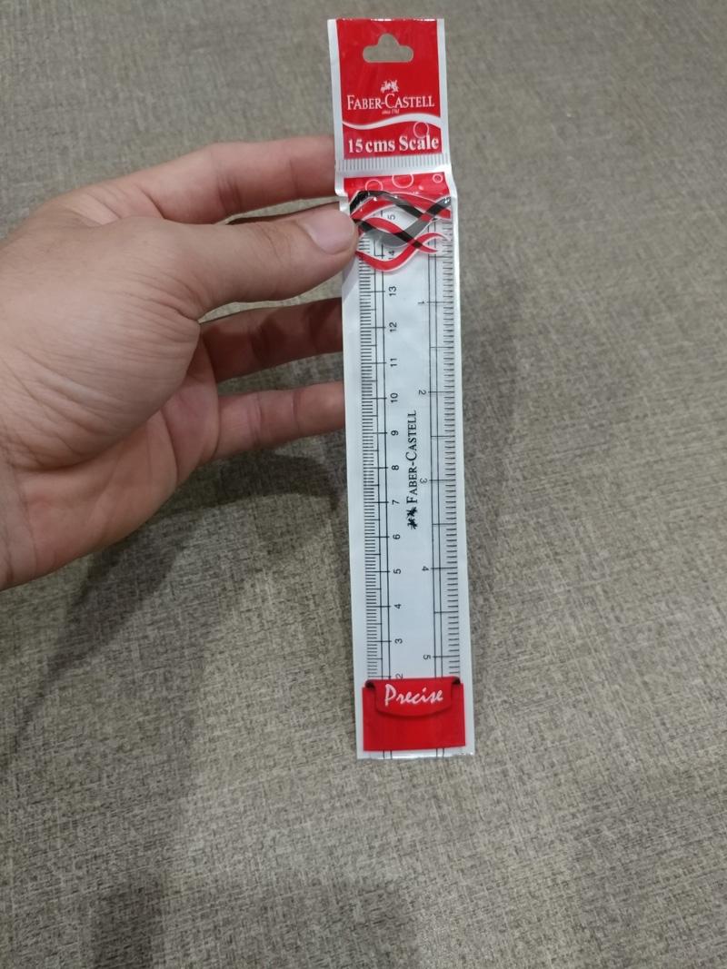 Bộ 3 Thước Kẻ Nhựa Faber-Castell-170640 - 15Cm