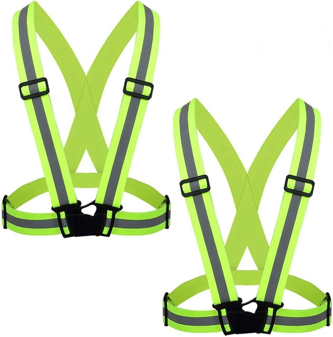 Bộ vest an toàn 2PCCS, áo vest an toàn đàn hồi phản xạ có thể điều chỉnh cho cuộc đua, xe đạp, xe máy