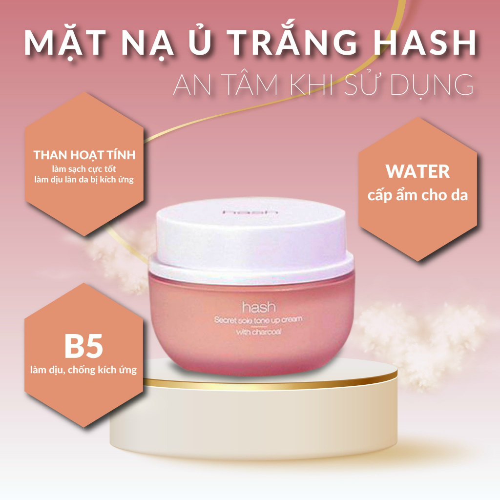 Kem ủ nâng tông loại bỏ tế bào chết Hash 50g