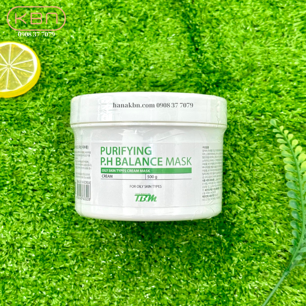 Mặt nạ Purifying P.H Balance TBM - cân Bàng Độ Ph Dành Cho Da Dầu - 500g - Hàng Chính Hãng