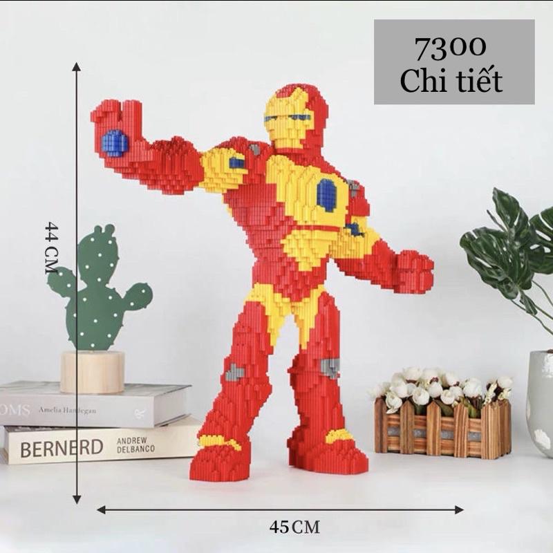 Đồ chơi lắp ráp nano block 3d xếp hình siêu nhân người nhện quà tặng sinh nhật lắp ghép đồ decor