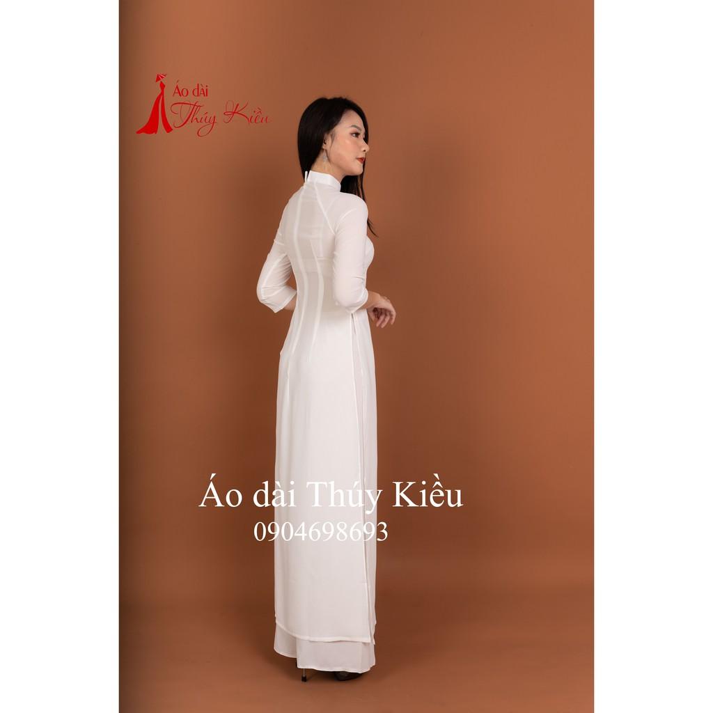 Quần áo dài áo dài học sinh,áo dài trắng,áo dài lụa Nhật - Áo dài Thúy Kiều