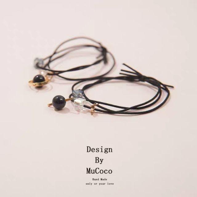 Cột tóc nữ kèm pha lê sang chảnh