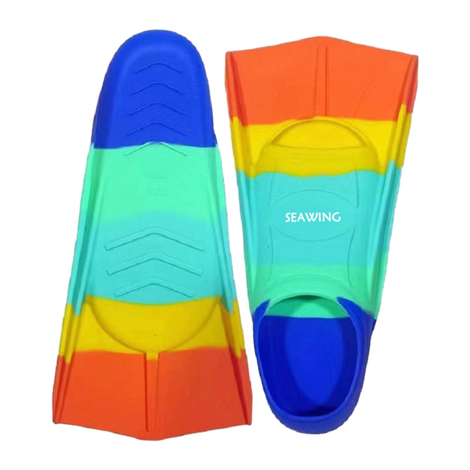 Kids Swim Fins Comfortable Diving Swimming Flippers for Girls Beginner Child