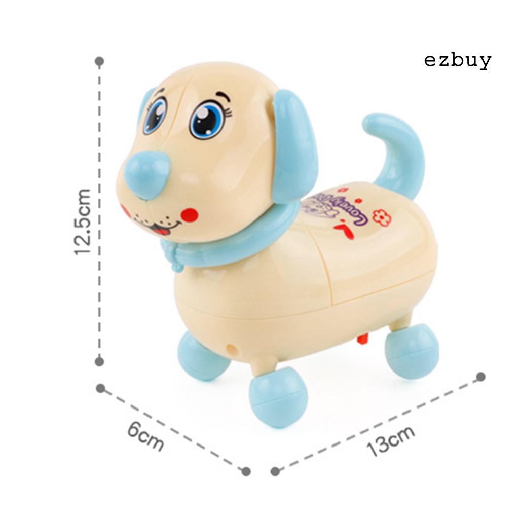 EY-Flashing Rotating Electric Cute Cartoon Dog Toy with Sound Light Children Gift