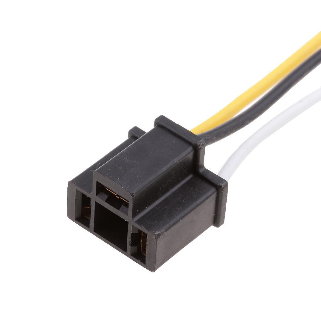 5 Pieces Car H4 Headlight Fog Lamp Wiring Harness Wire Connector Socket