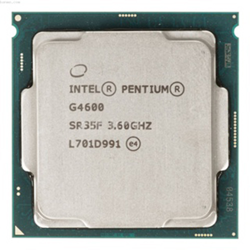 Bộ Vi Xử Lý CPU Intel Pentium G4600 (3.60GHz, 3M, 2 Cores 4 Threads, Socket LGA1151, Thế hệ 6) Tray chưa Fan - Hàng Chính Hãng