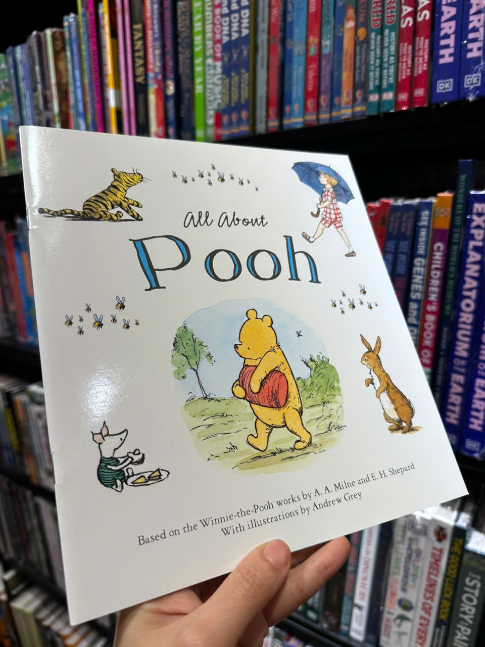 Sách - All About Pooh by A.A.Milne - Sách ngoại văn, sách thiếu nhi tiếng Anh, bìa mềm, nhập khẩu UK