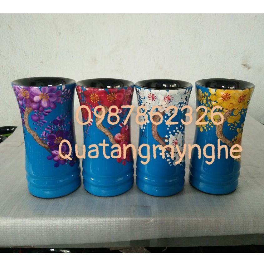 Ống gỗ cắm bút sơn mài loại đẹp