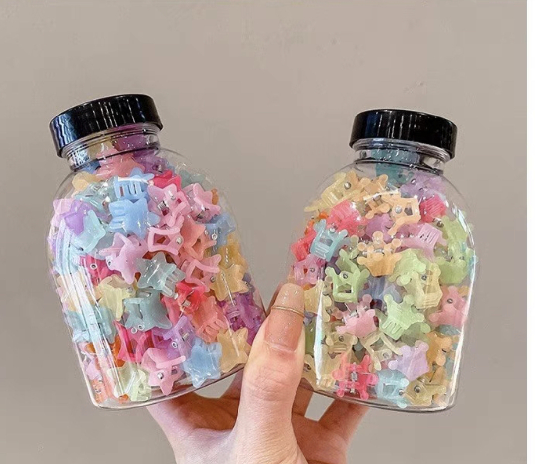 Set 20 kẹp tóc càng cua mini nhiều màu cho bé