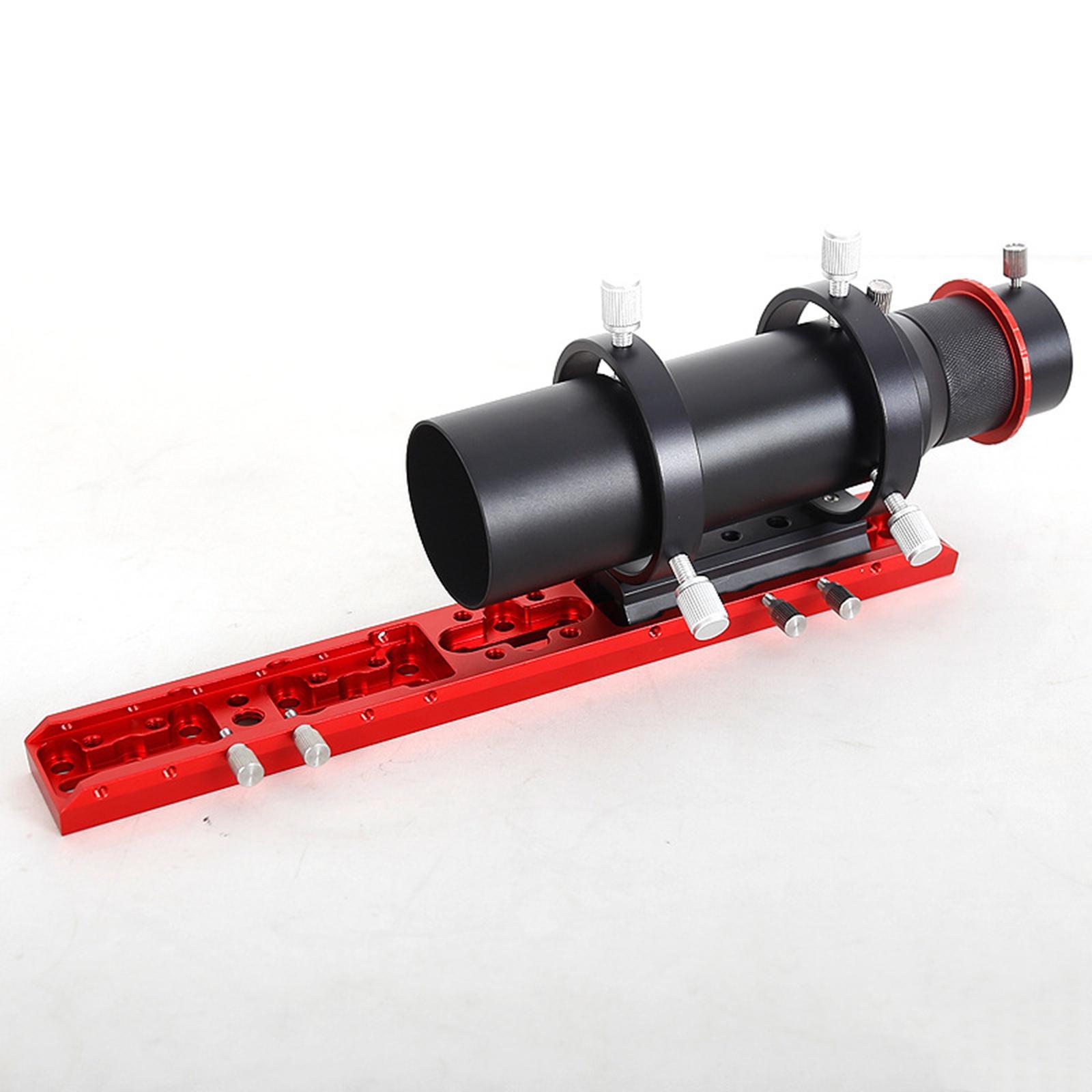 Mounting Plate, Telescope Scope Adapter Mount, Astronomical Telescope Accessories, Metal Rail Bar Slot for Guide Mirror